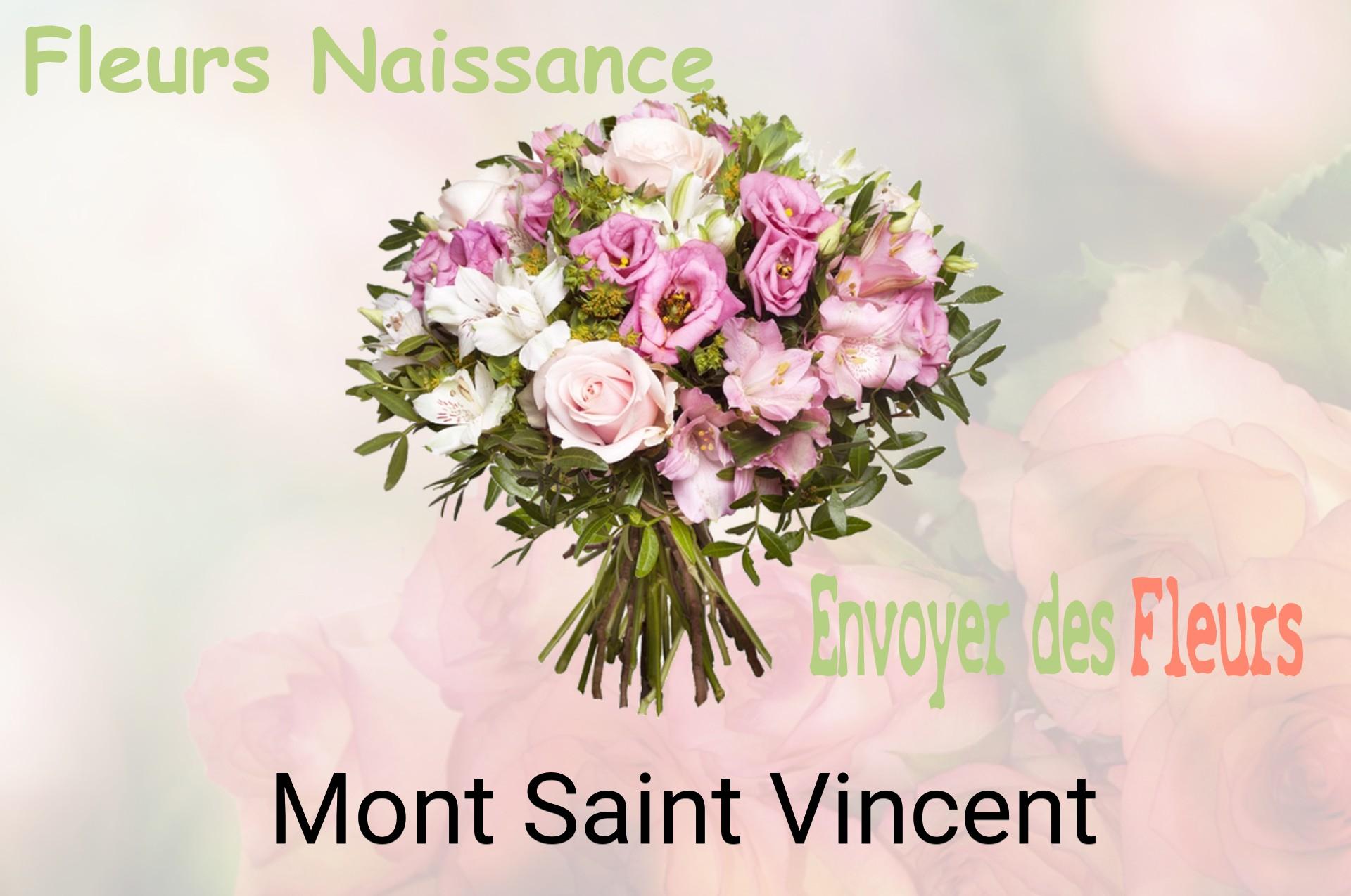 Bouquet de fleurs de naissance livré à Mont-Saint-Vincent