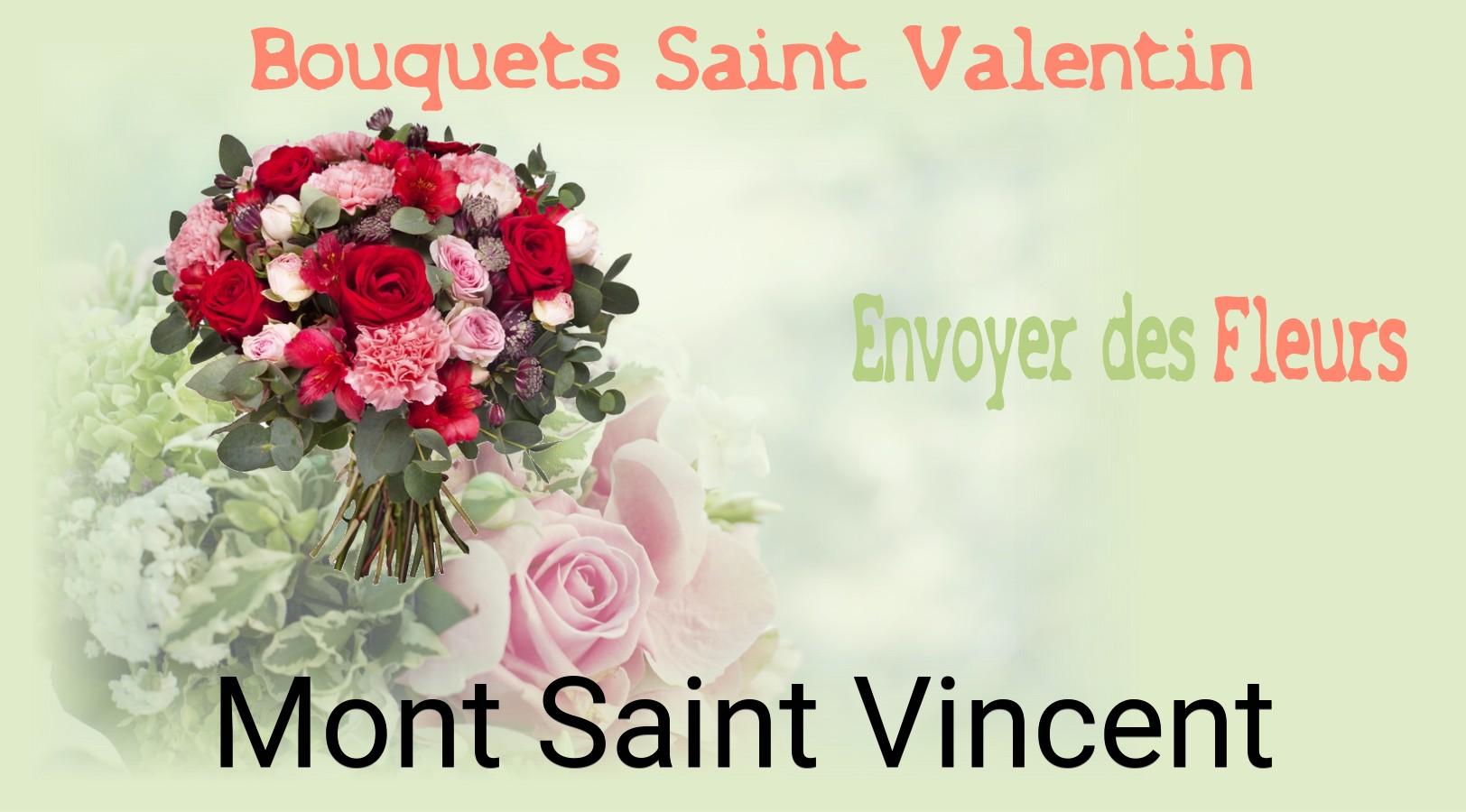 Roses de Saint-Valentin livrées à Mont-Saint-Vincent